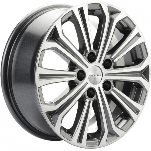 Khomen KHW 1610 6.5x16 5*114.3 ET43 DIA67.1 Gray-FP Литой