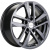 Khomen KHW 1612 6.5x16 5*100 ET39 DIA57.1 Black-FP Литой