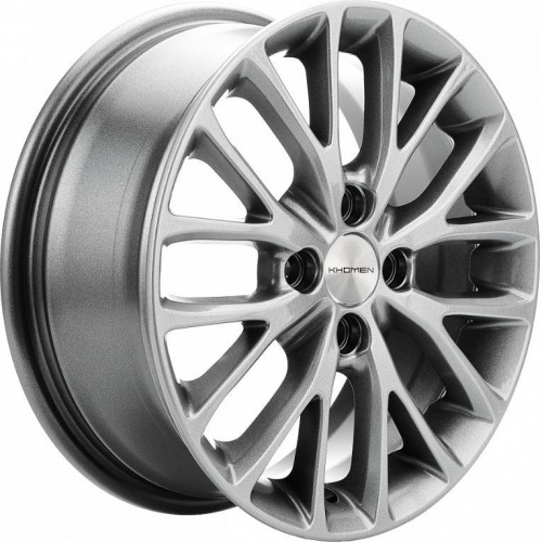 Khomen KHW 1506 6x15 4*100 ET37 DIA60.1 Black-FP Литой