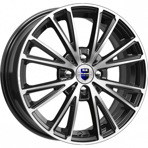 K&K Меандр 6x15 4*100 ET46 DIA54.1 Алмаз черный Литой