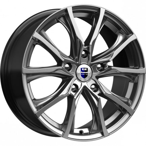 K&K Твист 7.5x17 5*108 ET45 DIA67.1 Алмаз черный Литой