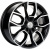 Khomen KHW 1713 7x17 5*108 ET50 DIA63.3 Black-FP Литой