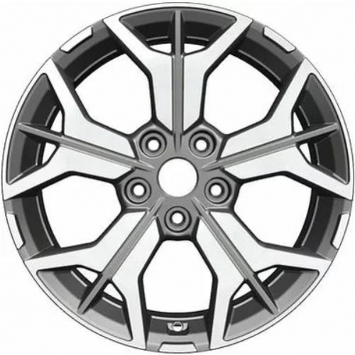 Khomen KHW 1715 7x17 5*112 ET54 DIA57.1 F-Silver Литой