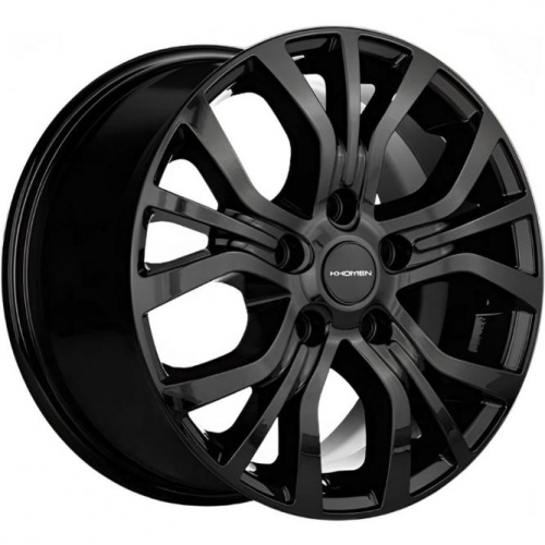 Khomen KHW 1608 6.5x16 5*110 ET43 DIA65.1 Black Литой
