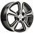 Khomen KHW 1502 6x15 4*100 ET46 DIA54.1 Black-FP Литой