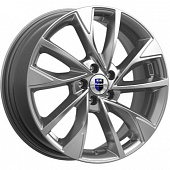 K&K Роквуд 7x17 5*108 ET33 DIA60.1 Дарк платинум Литой