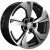 Khomen KHW 1724 7x17 5*114.3 ET40 DIA66.1 Black-FP Литой
