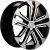 Khomen KHW 1803 7x18 5*112 ET43 DIA57.1 Black-FP Литой