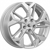 K&K КС1062 6.5x17 5*108 ET43 DIA65.1 Сильвер Литой