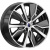 K&K Гамбит 6.5x16 5*100 ET38 DIA57.1 Алмаз черный Литой