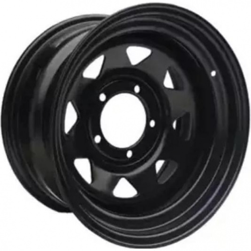 Off Road Wheels УАЗ 8x16 5*139.7 ET15 DIA110.1 Black Штампованный
